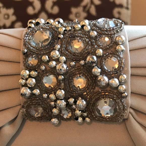 Vintage Rhinestone and embellished clutch purse - Picture 5 of 6